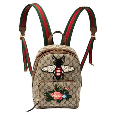 gucci bee mini backpack|Gucci bee backpack price.